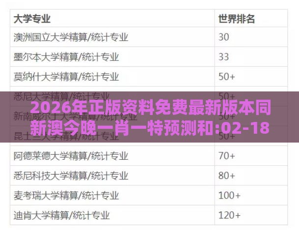 2026年正版资料免费最新版本同新澳今晚一肖一特预测和:02-18-06-05-17-36 T:06延伸解答、专家解读解释与落实​-警惕虚假的假广告云