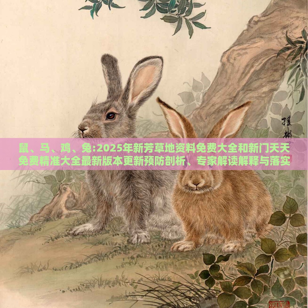 鼠、马、鸡、兔:2025年新芳草地资料免费大全和新门天天免费精准大全最新版本更新预防剖析、专家解读解释与落实-警惕诱导营销风险