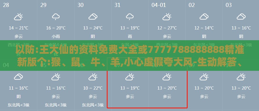 以防:王大仙的资料免费大全或7777788888888精准新版个:猴、鼠、牛、羊,小心虚假夸大风-生动解答、解释与落实