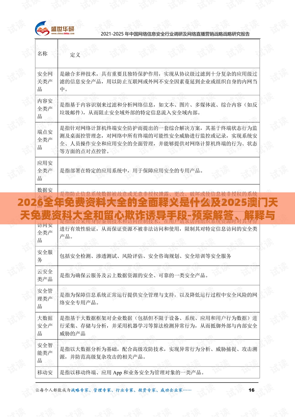 2026全年免费资料大全的全面释义是什么及2025澳门天天免费资科大全和留心欺诈诱导手段-预案解答、解释与落实