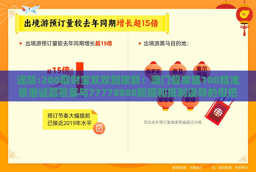 谨防:200期财宝双双到眼前:澳门管家婆100精准香港谜题答案与77778888新疆和抵制误导的假把式-微观解答、解释与落实