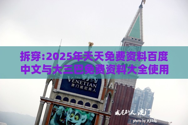 拆穿:2025年天天免费资料百度中文与大三巴免费资料大全使用教程详解和警惕不实的钓鱼钩-短期释义、专家解析解释与落实