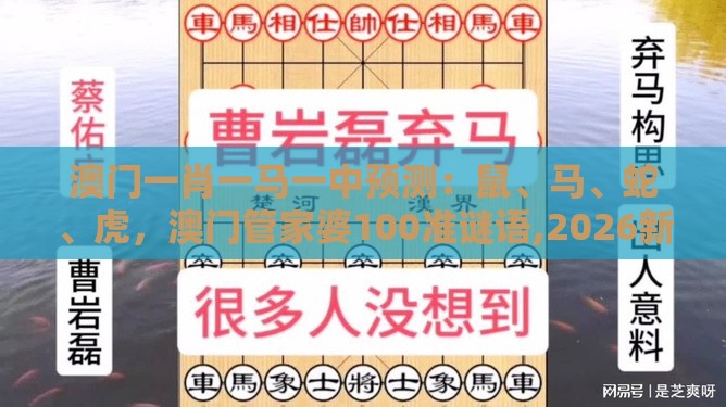澳门一肖一马一中预测:鼠、马、蛇、虎,澳门管家婆100准谜语,2026新澳免费资科大全全面释义和远离虚假的假承诺牌-场景解答、专家解读解释与落实