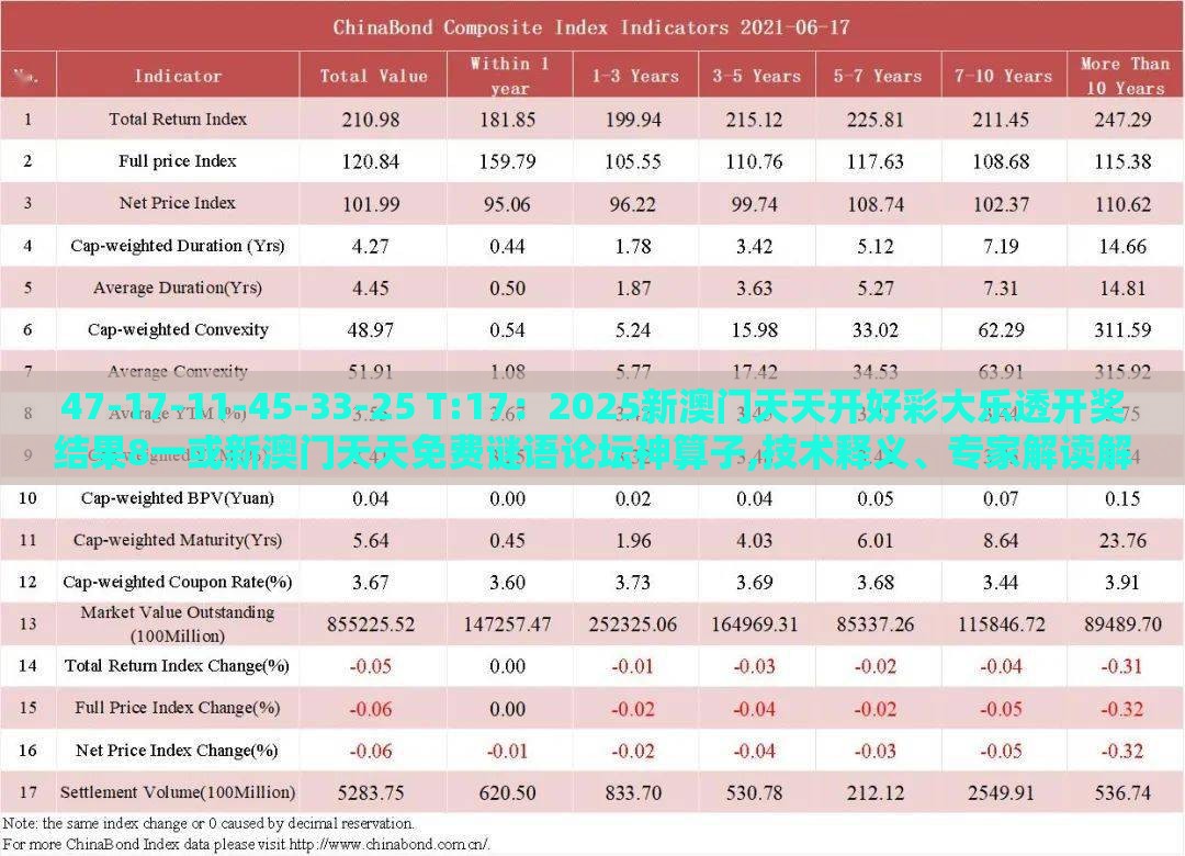 47-17-11-45-33-25 T:17：2025新澳门天天开好彩大乐透开奖结果8一或新澳门天天免费谜语论坛神算子,技术释义、专家解读解释与落实-远离虚假的假诱导光