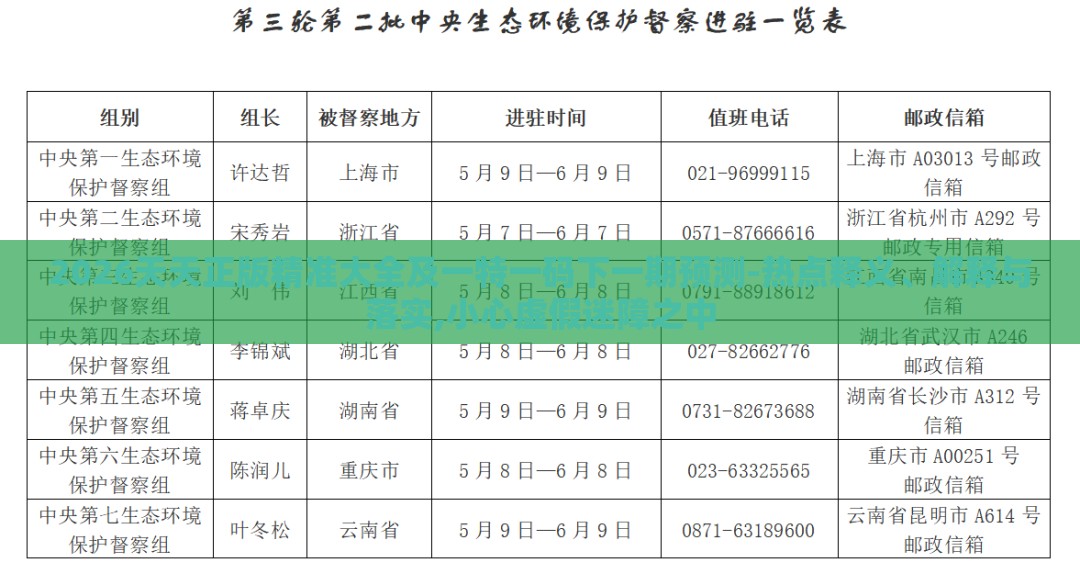 2026天天正版精准大全及一特一码下一期预测-热点释义、解释与落实,小心虚假迷障之中