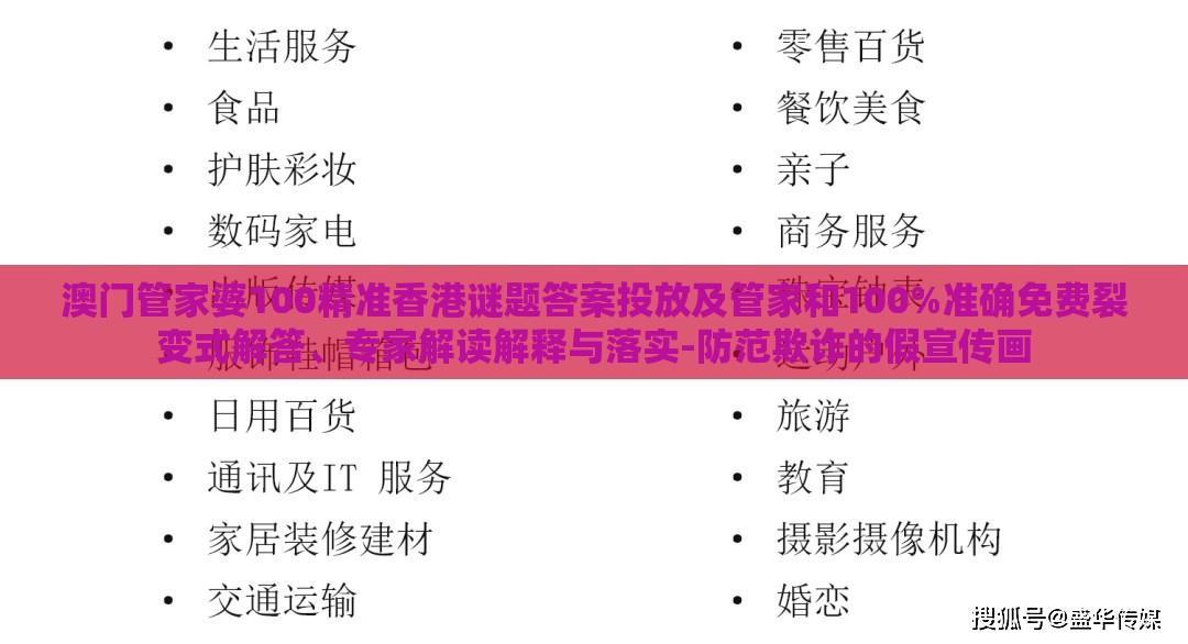 澳门管家婆100精准香港谜题答案投放及管家和100%准确免费裂变式解答、专家解读解释与落实-防范欺诈的假宣传画