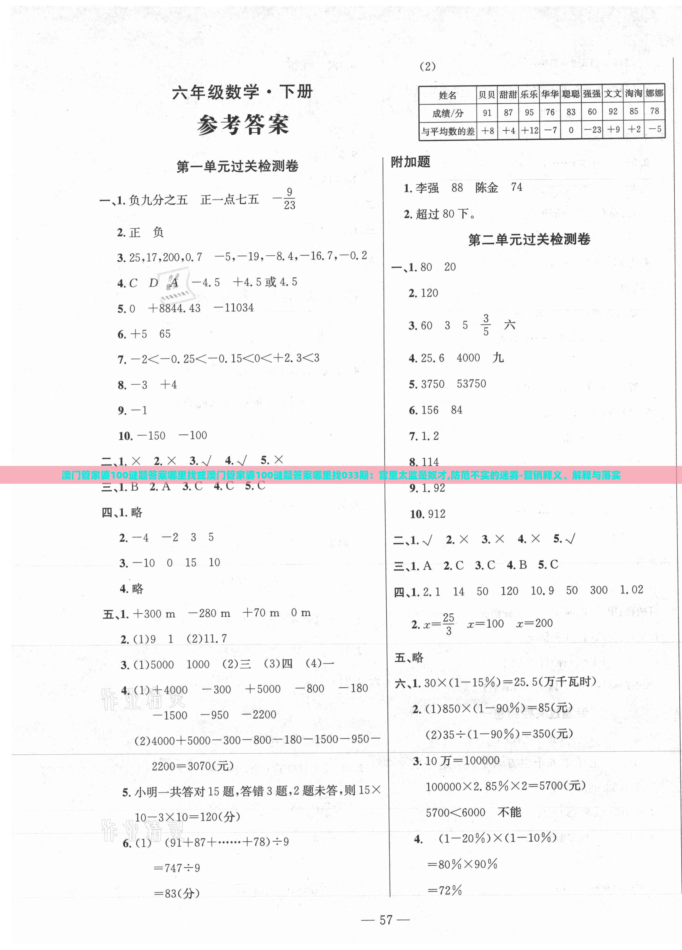澳门管家婆100谜题答案哪里找或澳门管家婆100谜题答案哪里找033期：宫里太监是奴才,防范不实的迷雾-营销释义、解释与落实