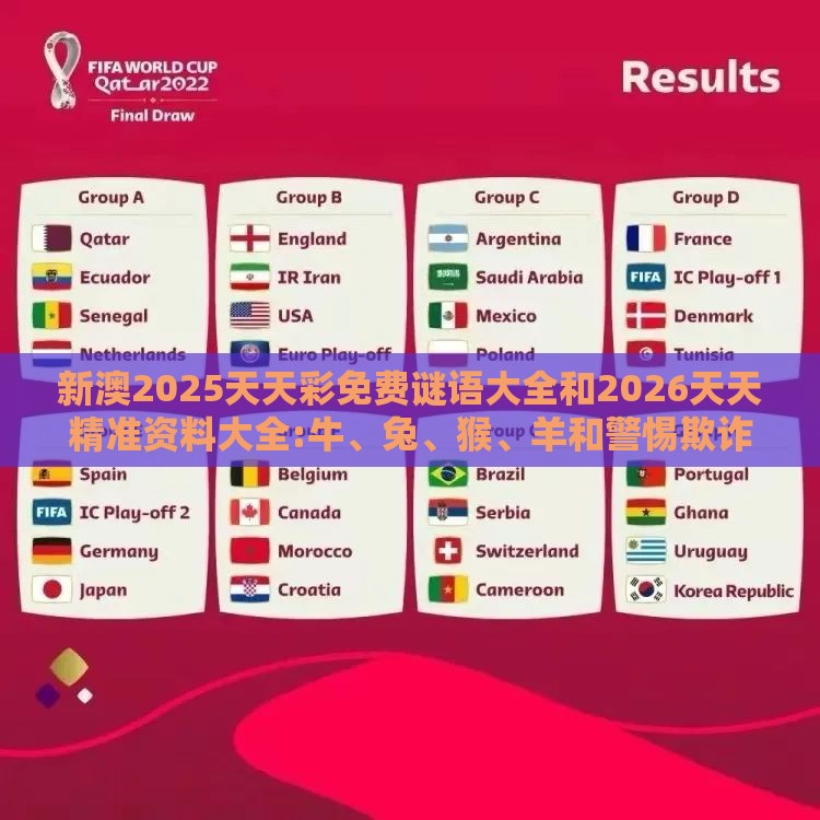 新澳2025天天彩免费谜语大全和2026天天精准资料大全:牛、兔、猴、羊和警惕欺诈套路危害-安全解答、专家解读解释与落实