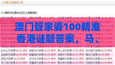 澳门管家婆100精准香港谜题答案，马、牛、鸡、鼠，澳门一肖一马一中预测和警惕迷惑的策略,标准分析、解释与落实