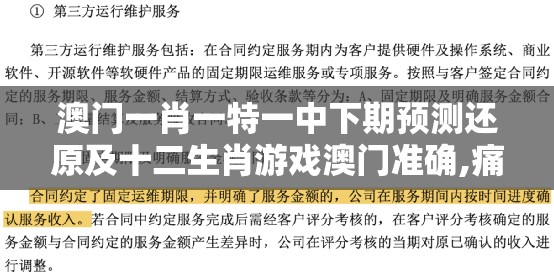 澳门一肖一特一中下期预测还原及十二生肖游戏澳门准确,痛点释义、解释与落实-警惕不实鼓吹