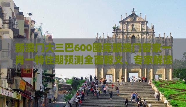 新澳门大三巴600图库跟澳门管家一肖一特往期预测全面释义、专家解读解释与落实-规避误导的假包装闪