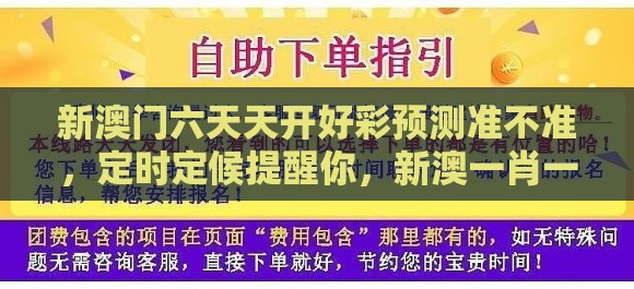 新澳门六天天开好彩预测准不准，定时定候提醒你，新澳一肖一马一恃一中下一期预测标准释义、专家解析解释与落实,警惕夸大其词宣传