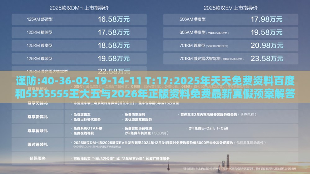 谨防:40-36-02-19-14-11 T:17:2025年天天免费资料百度和5555555王大五与2026年正版资料免费最新真假预案解答、专家解读解释与落实-杜绝误导性诱导