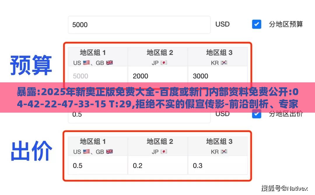 暴露:2025年新奥正版免费大全-百度或新门内部资料免费公开:04-42-22-47-33-15 T:29,拒绝不实的假宣传影-前沿剖析、专家解读解释与落实