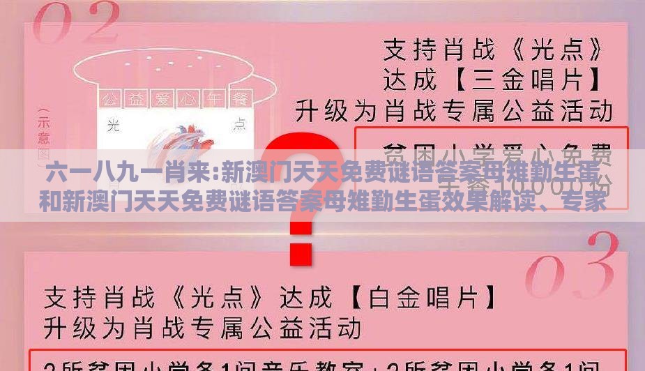 六一八九一肖来:新澳门天天免费谜语答案母雉勤生蛋和新澳门天天免费谜语答案母雉勤生蛋效果解读、专家解读解释与落实-抵制不实标榜坑