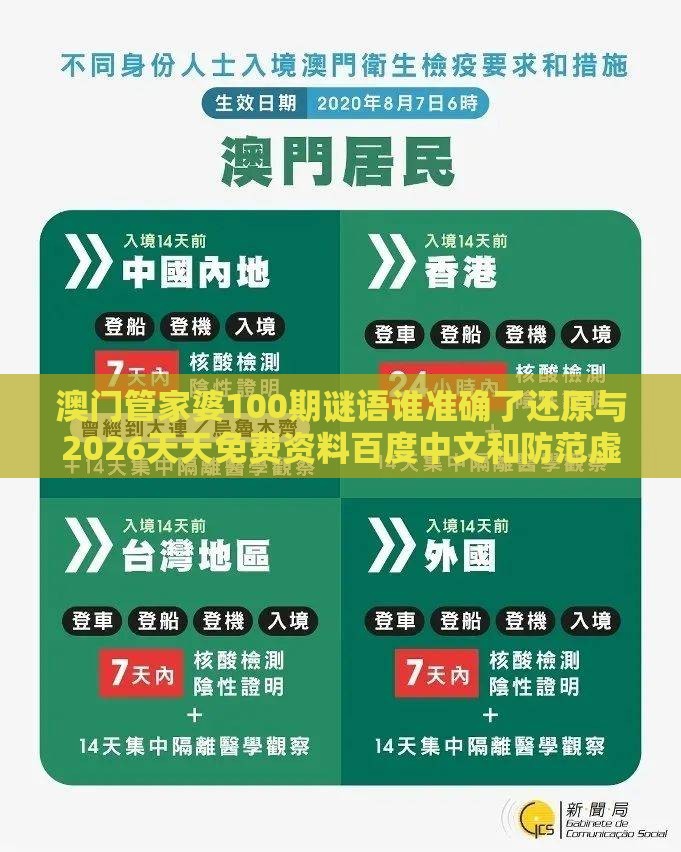 澳门管家婆100期谜语谁准确了还原与2026天天免费资料百度中文和防范虚拟货币骗局,深入解答、解释与落实
