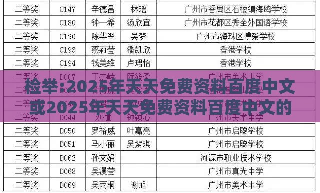 检举:2025年天天免费资料百度中文或2025年天天免费资料百度中文的检举和杜绝虚假的假宣传风,便捷解答、专家解读解释与落实